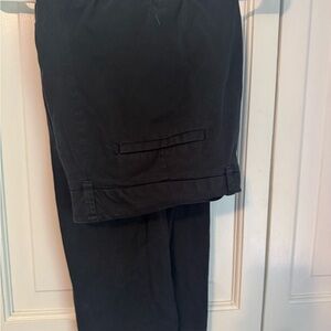 New York & Company Black Cotton-Blend Pants